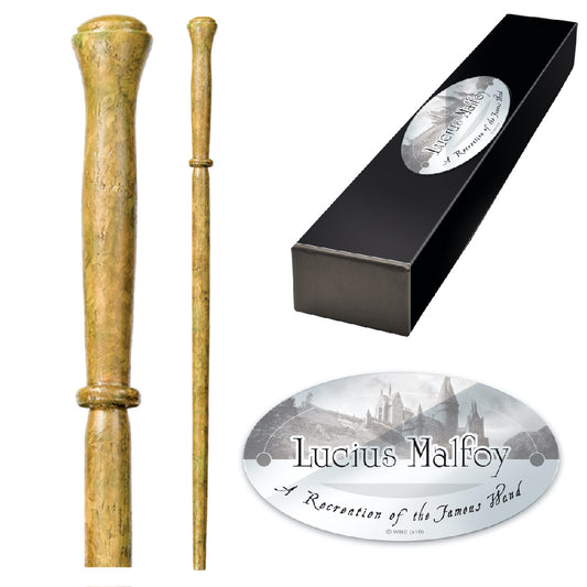 Official Harry Potter Lucius Malfoy Character Box Wand