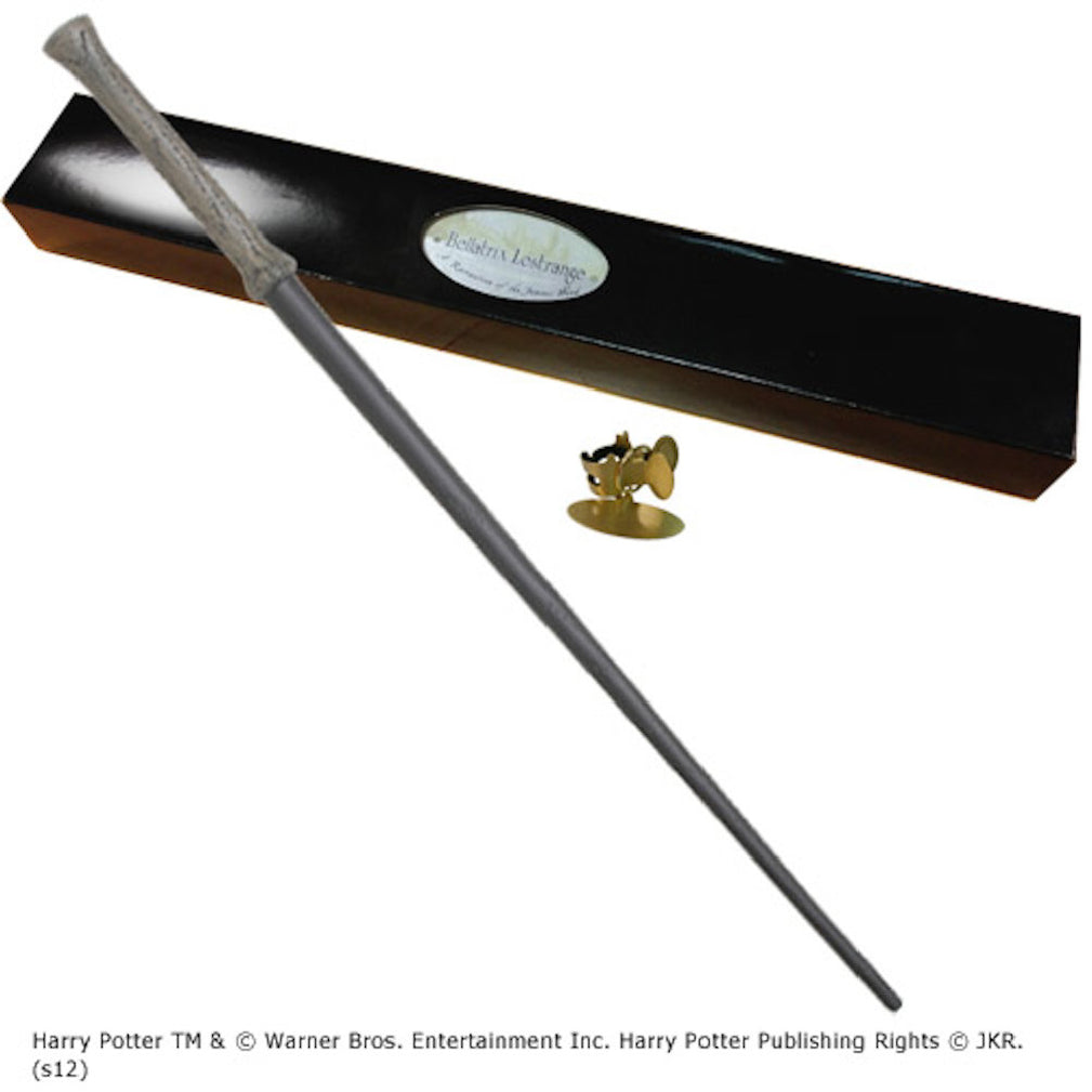Official Harry Potter Bellatrix Lestrange Character Box Wand