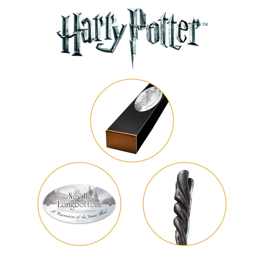 Official Harry Potter Neville Longbottom Character Box Wand