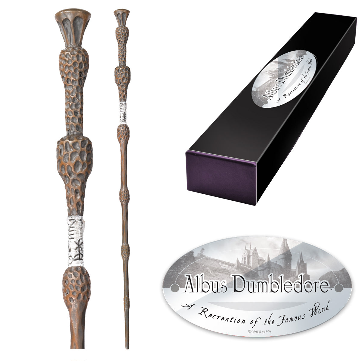 Official Harry Potter Professor Albus Dumbledore Character Box Wand