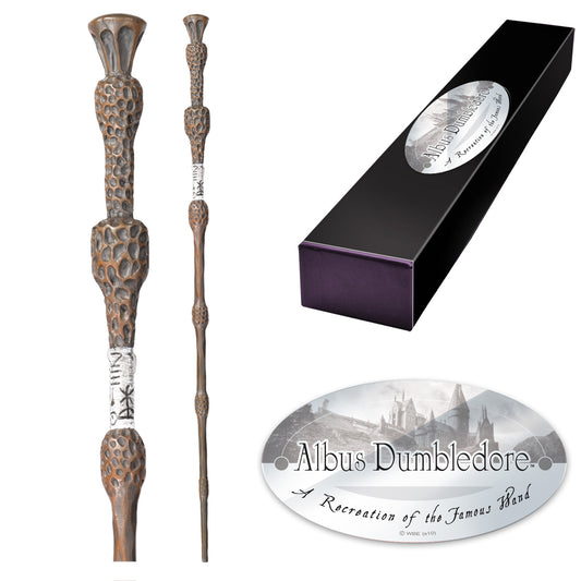Official Harry Potter Professor Albus Dumbledore Character Box Wand