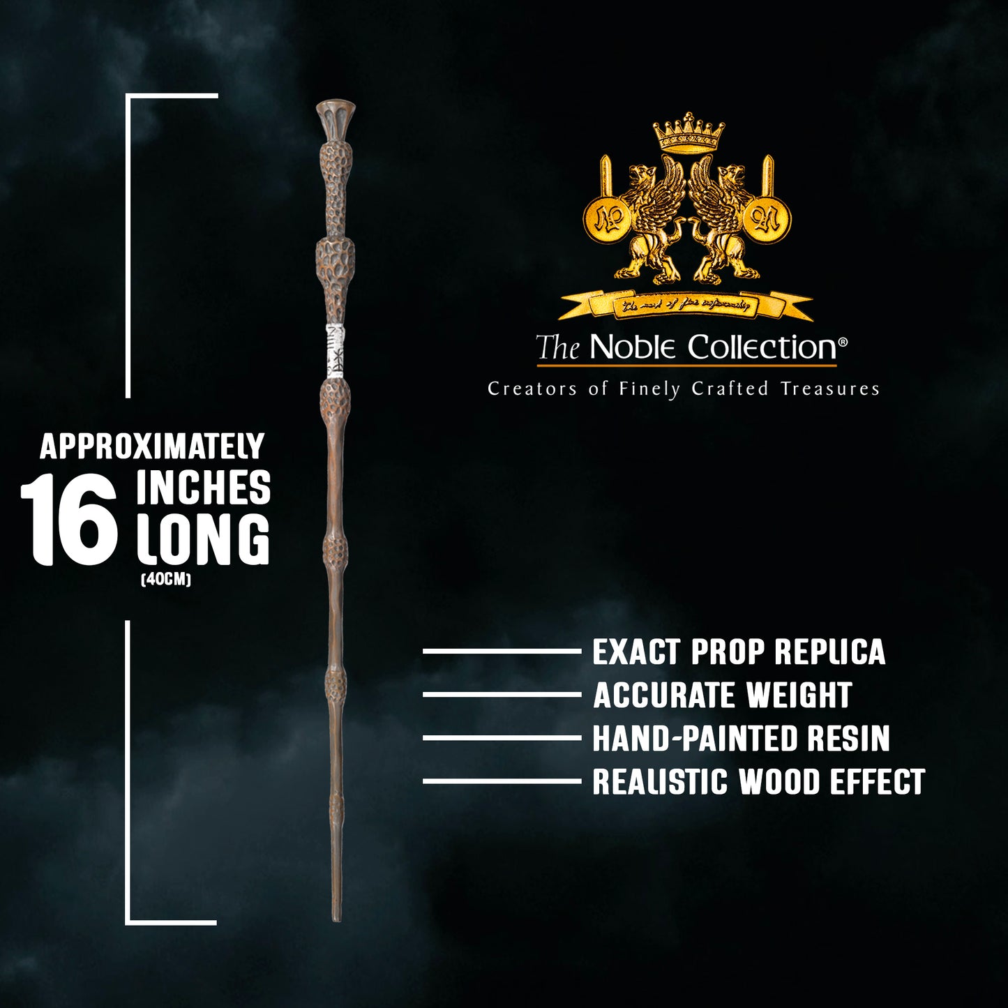 Official Harry Potter Professor Albus Dumbledore Character Box Wand