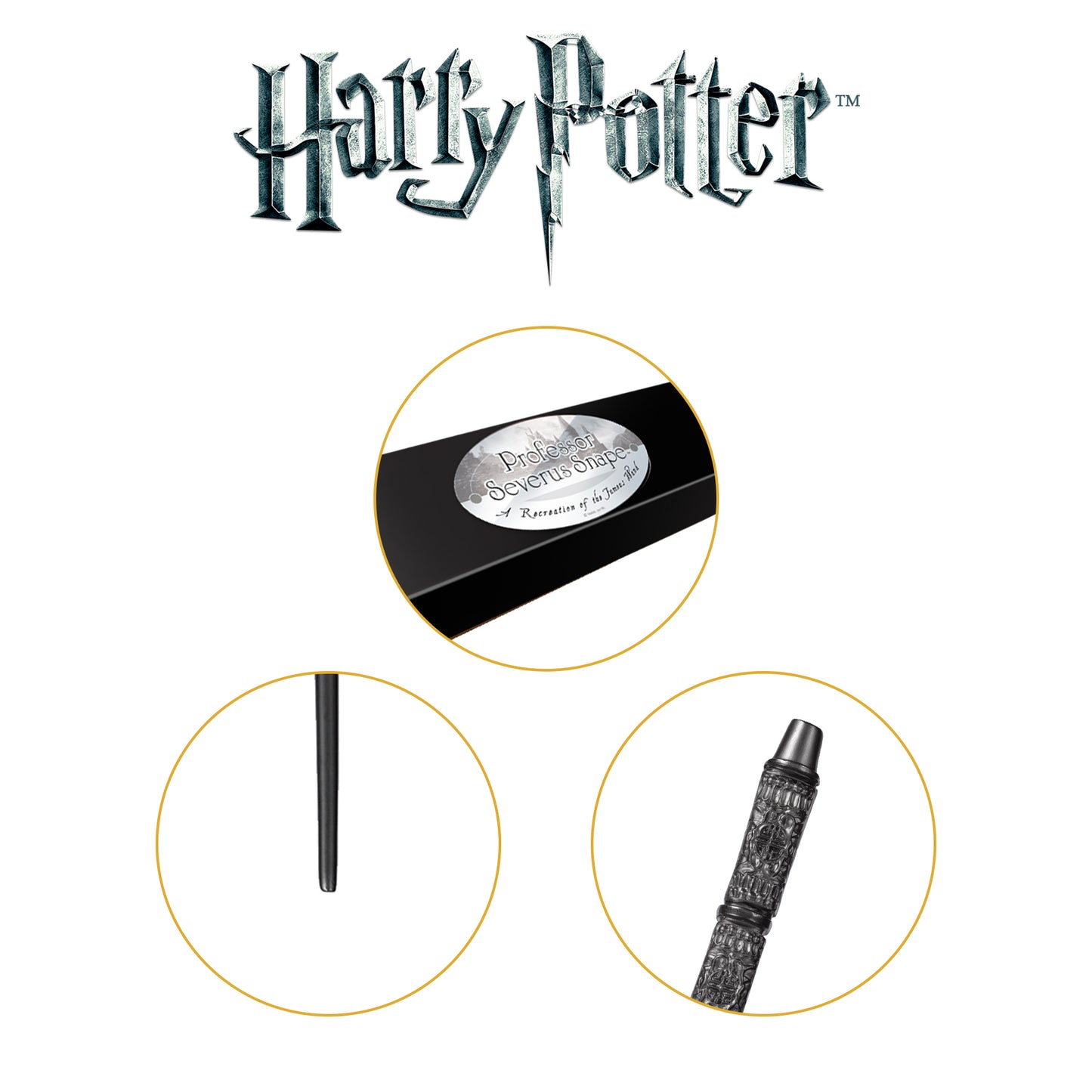 Official Harry Potter Professor Severus Snape Character Box Wand