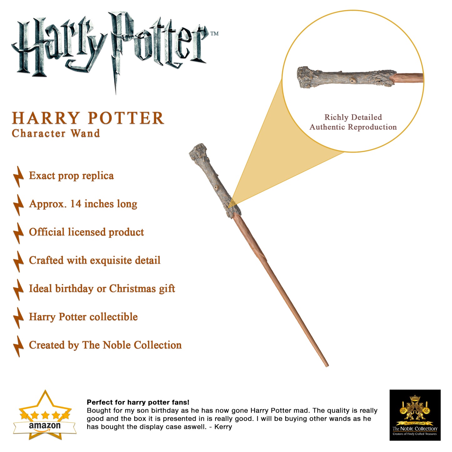 Official Harry Potter Character Box Wand