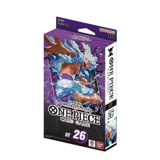 One Piece Card Game: PURPLE/BLACK MONKEY D. LUFFY ST-26 Starter Deck
