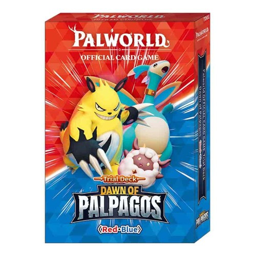 Palworld OFFICIAL CARD GAME: Dawn of Palpagos Red &amp; Blue Trial Deck