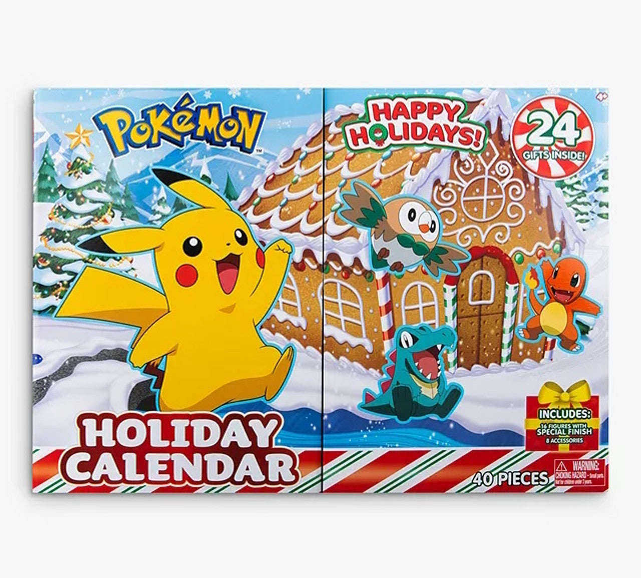 Pokémon Advent Calendar – Jazwares Mini Figures Edition | 24 Holiday Surprises