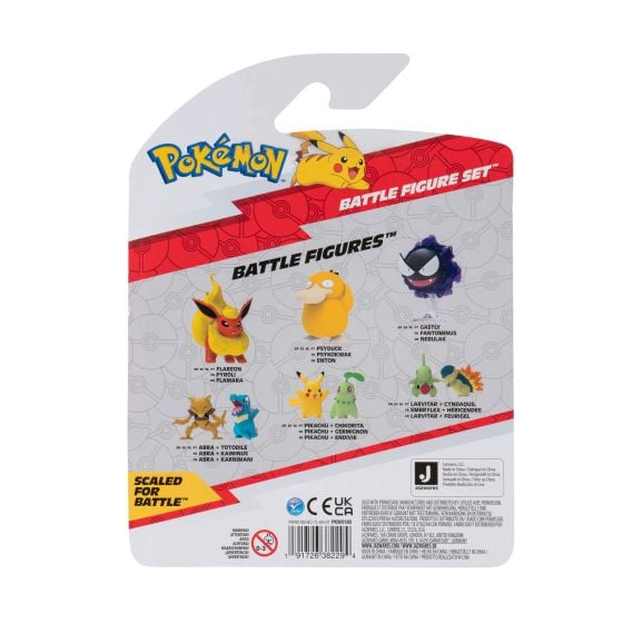 Pokémon Battle Figure Set – 3-Pack (Assorted)