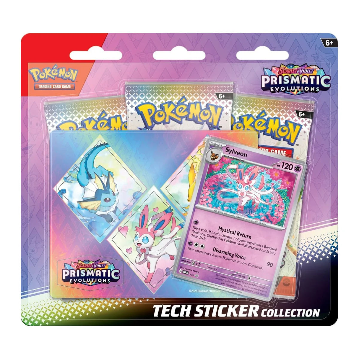 Pokémon TCG – Scarlet & Violet: Prismatic Evolutions Tech Sticker Collection (English)