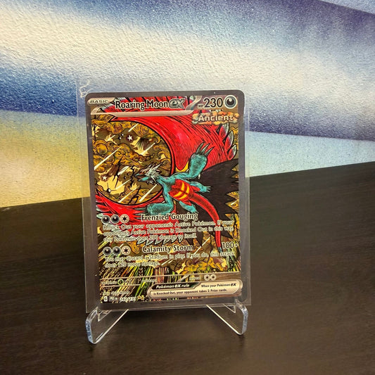 Pokémon TCG Single Card – Roaring Moon ex 162/131 (Paradox Rift) – Raw (English)