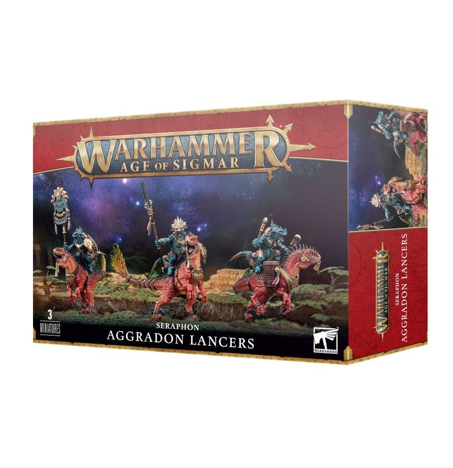 Warhammer Age of Sigmar – Seraphon: Aggradon Lancers