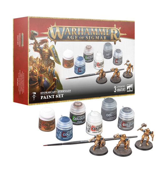 Warhammer Age of Sigmar – Stormcast Eternals + Paint Set (Multilingual)