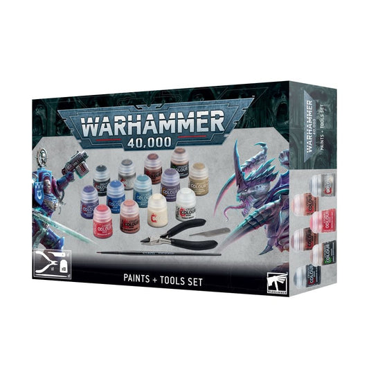 Warhammer 40,000 – Paints + Tools Set (Multilingual)