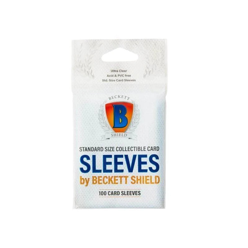 Beckett Shield Standard Size Soft Sleeves (Pack of 100) Welcome to The Collectibles Lounge Beckett Shield Standard Size Soft Sleeves (Pack of 100) Welcome to The Collectibles Lounge
