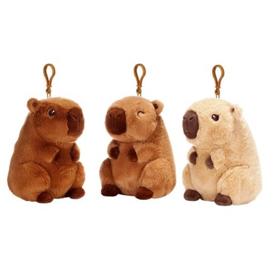 Capybara 12cm Plush Bag Clip Assortment