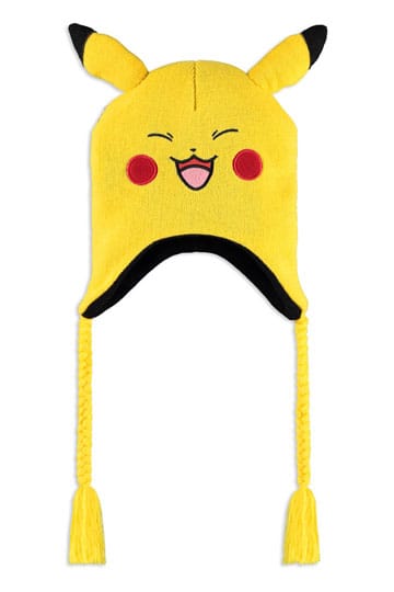 Pokémon Pikachu Ski Beanie | Knitted Sherpa Winter Hat