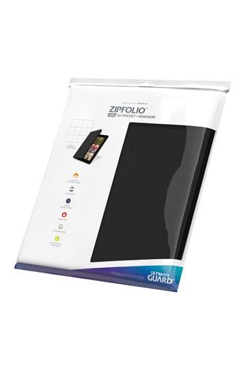 Ultimate Guard ZipFolio 480 – 24-Pocket Black Xenoskin
