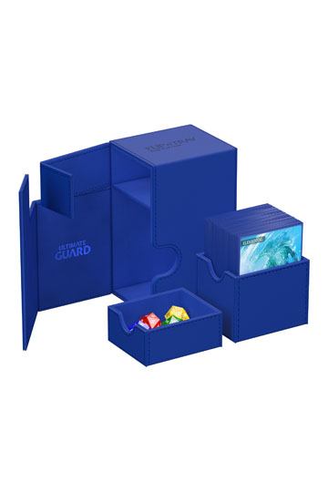 Ultimate Guard Flip’n’Tray 80+ Xenoskin – Blue Deck Box