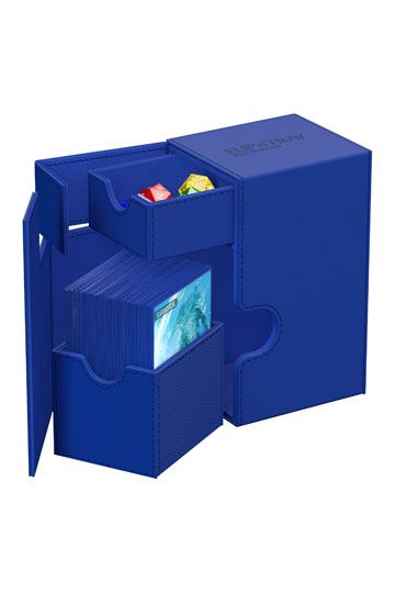 Ultimate Guard Flip’n’Tray 80+ Xenoskin – Blue Deck Box