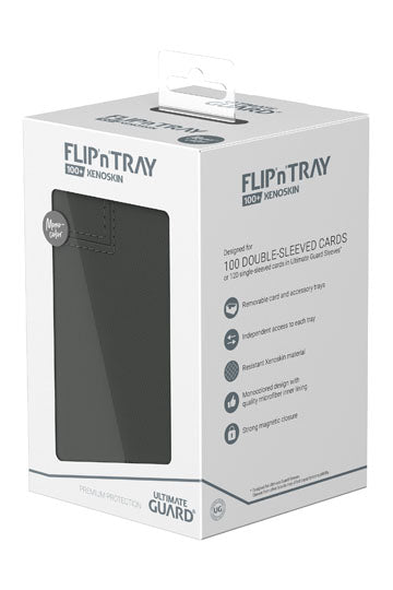 Ultimate Guard Flip’n’Tray 100+ Xenoskin – Grey Deck Box