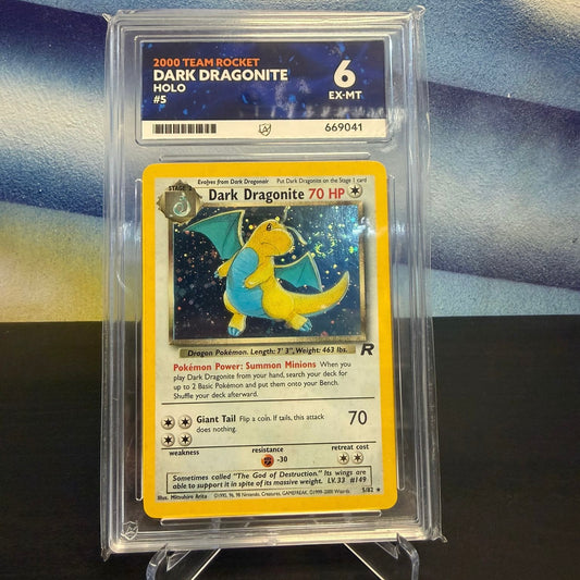 Dark Dragonite 5/82 (Team Rocket) – ACE Grading 6 (English)