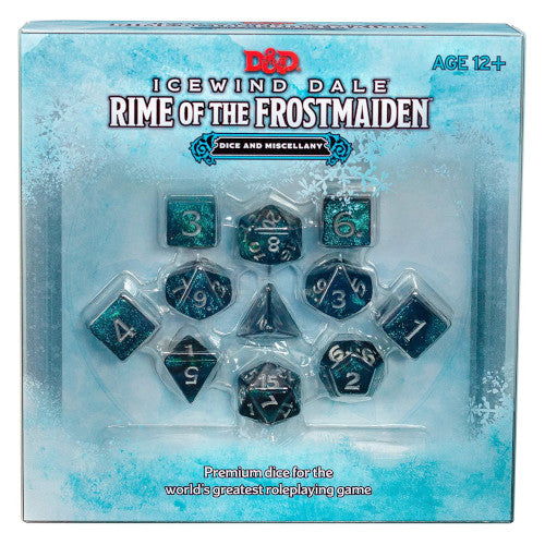 Dungeons & Dragons – Icewind Dale: Rime of the Frostmaiden RPG Dice Set
