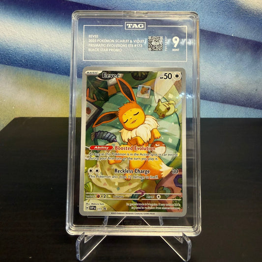 Eevee 173 Black Star Promo (Prismatic Evolutions) – TAG 9 (English)