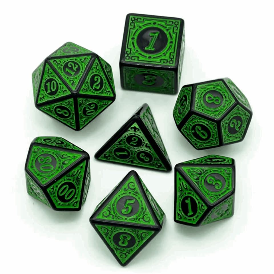 Dungeons & Dragons Acrylic Dice Set