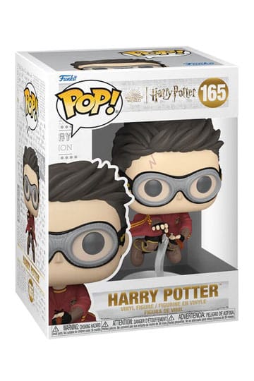 Harry Potter POP! Movies Vinyl Figure Harry w/Broom (Quidditch) 9 cm