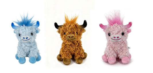 Highland Cow Bag Clip with Keychain