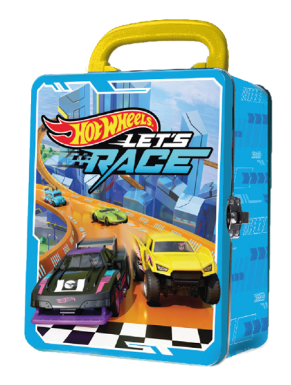 Hot Wheels Tin Car Storage Case – Assorted Designs