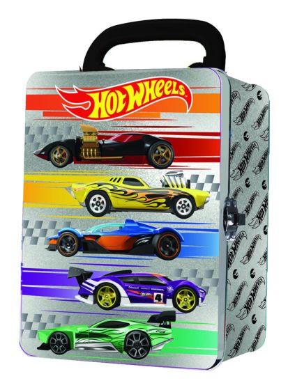 Hot Wheels Tin Car Storage Case – Assorted Designs