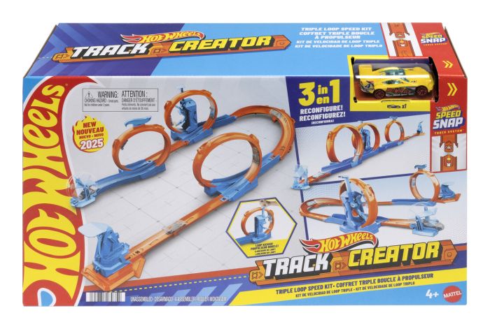 Hot Wheels Track Creator Triple Loop Frenzy Kit