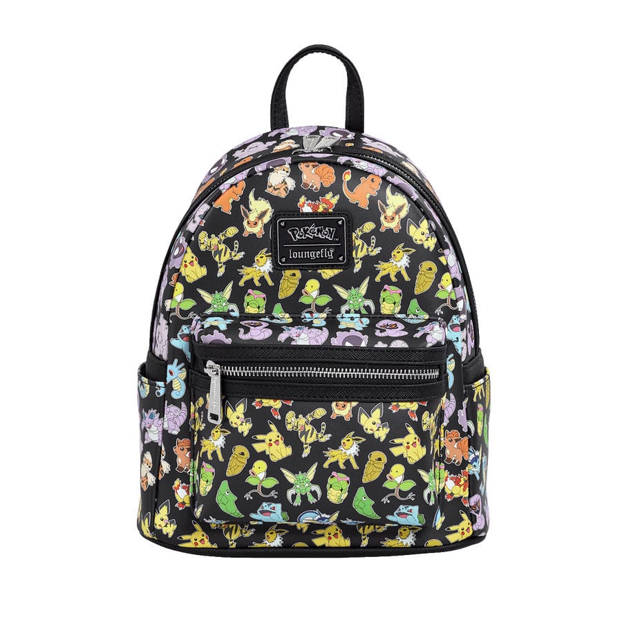 Pokémon by Loungefly – Multi-Character Mini Backpack (All-Over Print)