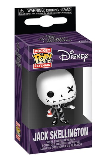 Nightmare Before Christmas POP! Vinyl Keychain 4 cm Patchwork - Jack