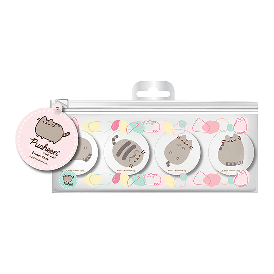 Pusheen (Botanical) Eraser Set with Pencil Case