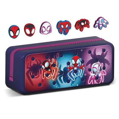 Spidey &amp; Friends (Glow) Silicone Pencil Case with Charms