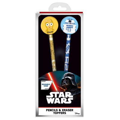Star Wars (Droids) Pencils and Toppers 2-Pack