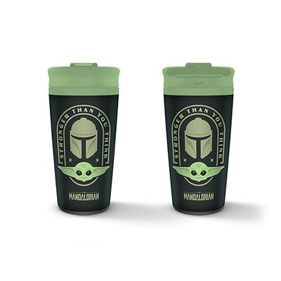 Star Wars: The Mandalorian (Stronger Than You Think) Metal Travel Mug