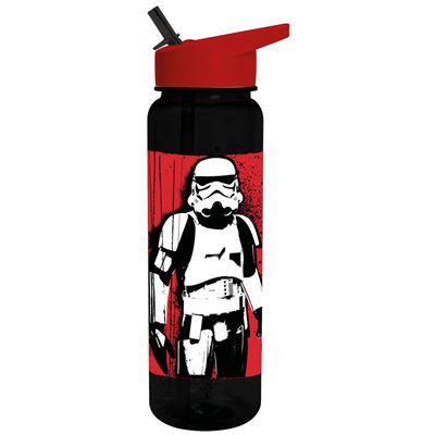 Star Wars (Stormtrooper) Plastic Drinks Bottle – Straw Type