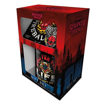 Stranger Things 4 (Hellfire) Gift Set (Mug, Coaster & Keychain)