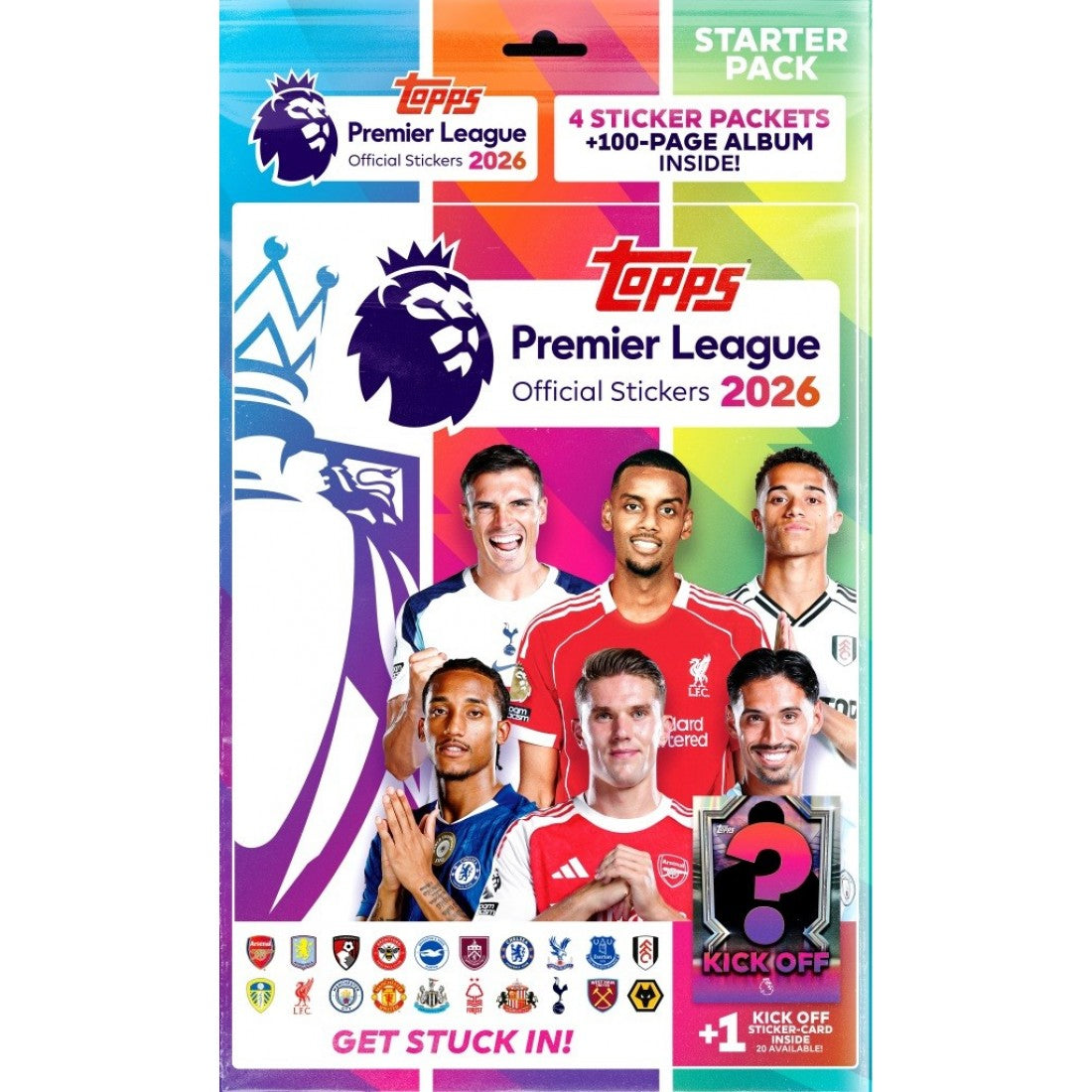 Topps Premier League 2026 Official Stickers Starter Pack