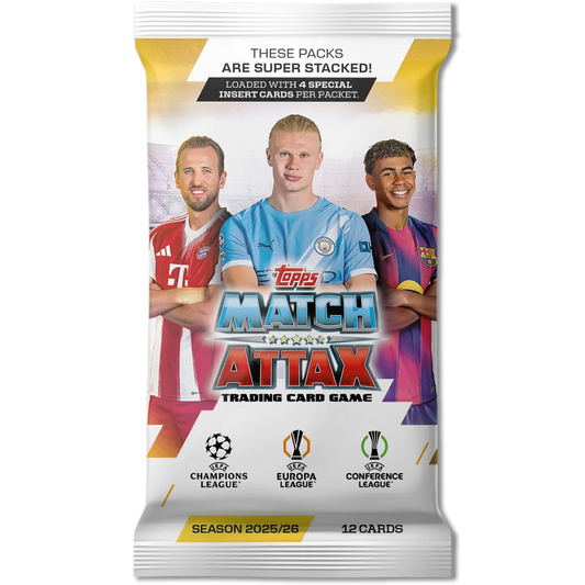 UEFA Champions League Match Attax Trading Cards 2025/26 Pack