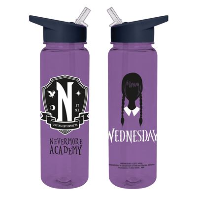 Wednesday (Nevermore Academy) Plastic Drinks Bottle