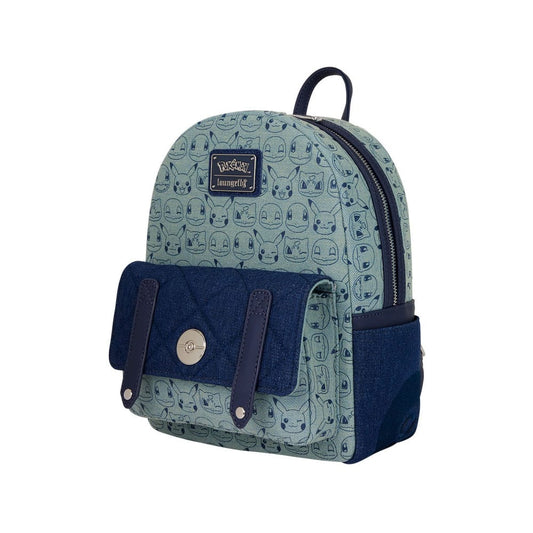 Pokémon by Loungefly – Faux Denim Mini Backpack